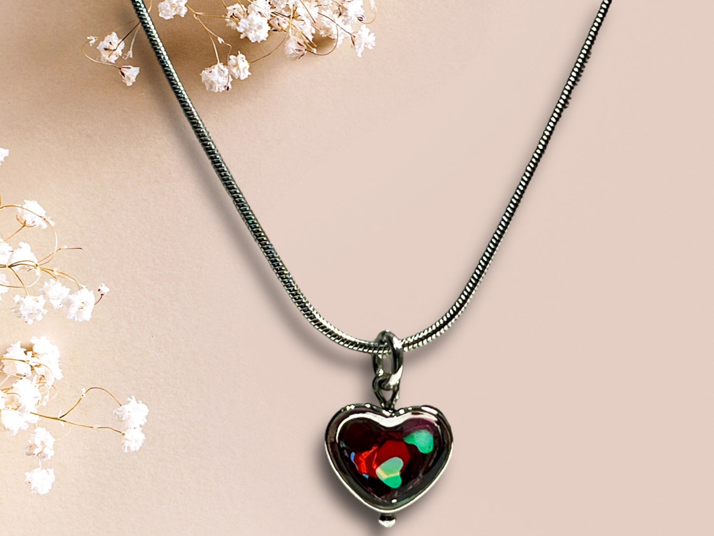 Small Petite Heart Necklace